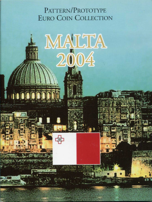 Мальта набор из 8 монет 2004 европробники, PROBE, ESSAI, в оригинальном картонном буклете UNC 00-00