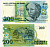 Бразилия 200 крузейро 1990 ПОДПИСЬ 28 Pick 229 бумага UNC (пресс) 8611-38-3-2