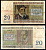 Бельгия 20 франков 1950/1956 Pick 132b бумага 6278-1-3-1