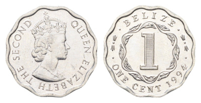 Белиз 1 цент 1994 KM 33a алюминий UNC 4668-733