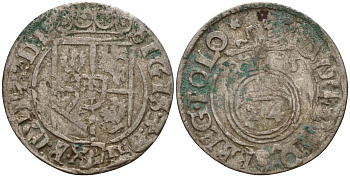 Польша 3 полкера (3 полторака - 1 крейцер) 1625 Сигизмунд III Ваза (1587-1632) Gorecki B.25, KM 41 серебро 4158-1019