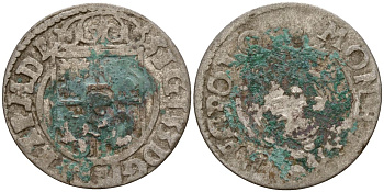 Польша 3 полкера (3 полторака - 1 крейцер) ND (1620-1627) Сигизмунд III Ваза (1587-1632) KM 41 серебро 4158-1051