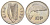 Ирландия 10 пенсов 1975 лосось KM 23 медно-никель 4521-1142