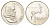 ЮАР 1 ранд 1966 Ян ван Рибек (1619-1677), South Africa, легенда на английском, антилопа KM 71.1 серебро UNC 1515-1823