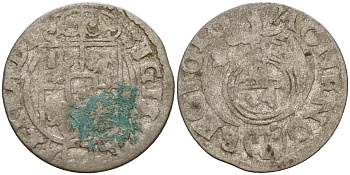 Польша 3 полкера (3 полторака - 1 крейцер) 1624 Сигизмунд III Ваза (1587-1632) Gorecki B.24, KM 41 серебро 4158-956