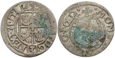 Польша 3 полкера (3 полторака - 1 крейцер) 1621 Сигизмунд III Ваза (1587-1632) Gorecki B.21 серебро 4160-224