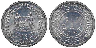 Суринам 1 цент 1977 KM 11a алюминий UNC M54-14