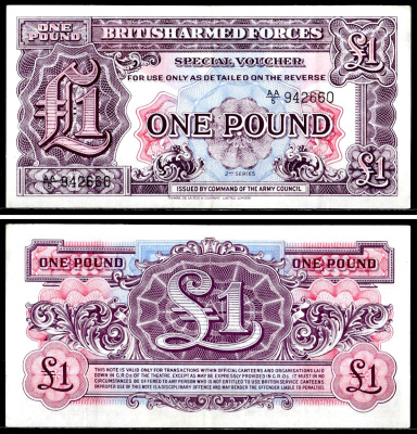 Великобритания 1 фунт 1948 Pick M22 a бумага 7203-92-3-1