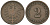 Германия 2 пфеннига 1874 A, старогербовка KM 2, J.2 медь 4625-116