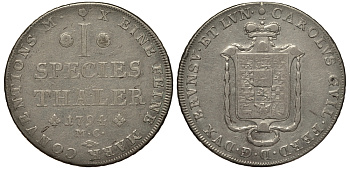 Брауншвейг-Вольфенбюттель 1 талер 1794 Dav. 2173; Welter 2903 серебро 00-804-25