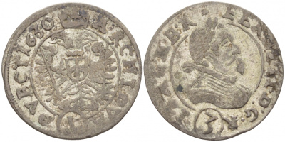 Австрия 3 крейцера 1630 монетный двор Бреслау, Фердинанд II (1619-1637) KM 581 серебро 3896-641