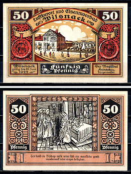 Вильснак (Пруссия, Бранденбург) 50 пфеннигов 1922 2193-46-2-2