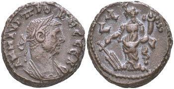 Римская Империя, Провинция Египет тетрадрахма 278 - 279 Проб, бюст императора / Тихе, L Д (4-й год правления), Александрия, 7,40 гр Dattari 5546 биллон 1073-19-53