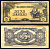 Мьянма, Японская оккупация 5 рупий ND (1942-1944) Pick 15 b бумага 2195-24-3-1