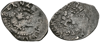 ВЕЛИКОЕ КНЯЖЕСТВО МОСКОВСКОЕ ДЕНГА середина 15 в. ВАСИЛИЙ II ВАСИЛЬЕВИЧ ТЕМНЫЙ ИЛИ ИВАН III ВАСИЛЬЕВИЧ, 0,37 гр Гулецкий/Петрунин 751 серебро 262-1625