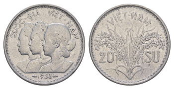 Южный Вьетнам 20 су 1953 KM 2 алюминий 4159-536