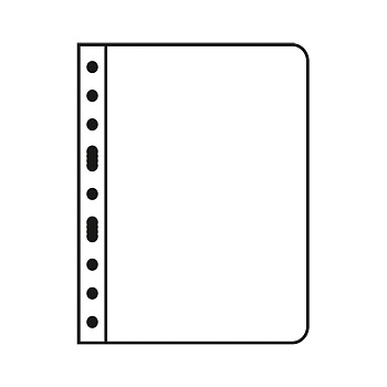 Лист в альбом 'Vario' для 1 боны (S), черный. Leuchtturm. 337942