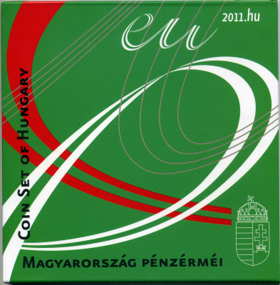Венгрия набор из 6 монет 2011 волонтёры, официальный выпуск, в оригинальном картонном буклете, тираж 4000 экз. PROOF 00-000-00