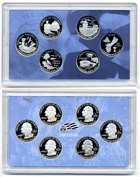 США набор из 6 монет 2009 S, Федеральные территории  медно-никель  PROOF 1-6-1-07