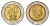 Кения 20 шиллингов 1998 Дэниэл арап Мои KM 32 биметалл UNC 4662-522