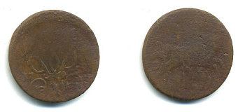 РОССИЯ 1 КОПЕЙКА 17XX медь 61-945