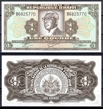 Гаити 1 гурд 1979 Pick 239 бумага UNC (пресс) 8615-61-2-2