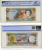 Каймановы острова набор из 5 банкнот 1996 образец, Specimen, в слабах PCGS: 1 доллар 66 Gem UNC, 5 долларов 66 Gem UNC, 10 долларов 67 Superb Gem UNC, 25 долларов 67 Superb Gem UNC, 100 долларов 66 Gem UNC 452-1-46