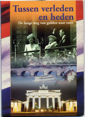 Нидерланды набор из 3 монет 1970-1997 10 гульденов 1970, 10 экю 1993, 10 евро 1997, буклет, сертификат KM 195,  серебр, медно-никель    7-6-1-24