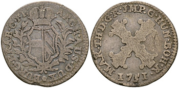 Нидерланды Австрийские 10 лиардов 1751 KM 12 биллон 272-1145