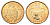 Фиджи 2 доллара 2014 Schon 202 сталь плакированная бронзой UNC 4686-1015