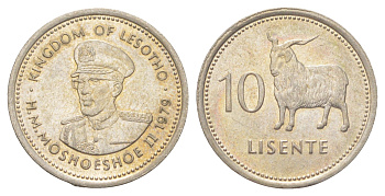 Лесото 10 лисенте 1979 KM 19 медно-никель UNC 4623-1257