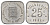Франция, Кан 25 сантимов 1921 диаметр 23 мм, вес 1,2 гр Elie mon 10.3 алюминий 4126-1151