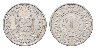 Суринам 1 цент 1977 KM 11a алюминий 4674-641