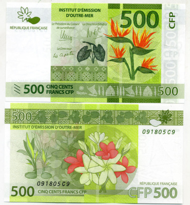 Французские Тихоокеанские территории 500 франков 2014 Pick 5 (1) бумага UNC (пресс) 449-22-2
