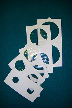 Холдеры для монет самоклейки, d 25,0 mm. Упаковка 50 шт Hartberger