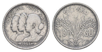 Южный Вьетнам 10 су 1953 KM 1 алюминий 4156-1121