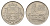 Латвия 50 сантимов 1922 год-тип KM 6 никель aUNC 4652-1044