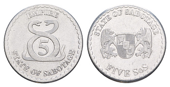 Государства Саботаж (Финляндия) 5 сос 2003 алюминий UNC 1520-643