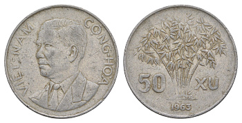 Южный Вьетнам 50 су 1963 KM 6 алюминий 4159-1043