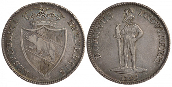 Швейцария, Берн 1 талер 1795 Davenport 1759, KM 149, Divo/Tobler 507 a серебро 10-017-49