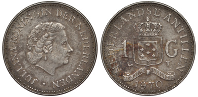 Нидерландские Антилы 1 гульден 1970 Юлиана (1948-1980) 36-1056