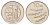 Исландия 10 крон 1987 рыбы KM 29.1 медно-никель 4691-235