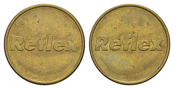 Европа жетон "Reflex" диаметр 29 мм, вес 6 гр латунь aUNC 4656-415