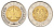 Гана 1 седи 2007 год-тип KM 42 биметалл UNC 3459-1152