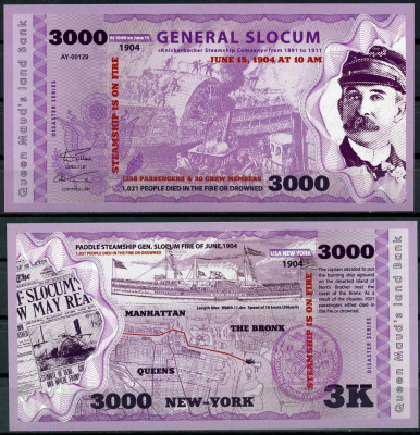 Земля Королевы Мод набор из 6 банкнот 2020-2022 великие катастрофы мира   бумага  UNC (пресс) 446-26-3-1