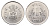 Индия 1 рупия 1993 KM 92.1 нержавеющая сталь UNC 4688-1247
