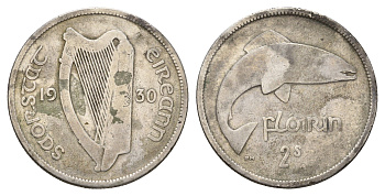 Ирландия 2 шиллинга (флорин) 1930 KM 7 серебро 4127-2022