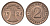 Германия 2 рентенпфеннига 1924 F KM 31, J. 307 бронза aUNC 54-343