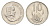 ЮАР 10 центов 1965 Ян ван Рибек (1619-1677), South Africa, легенда на африкаанс, цветок алоэ KM 68.1 никель 4694-557
