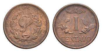 Колумбия 1 сентаво 1965 KM 205 бронза 4651-567